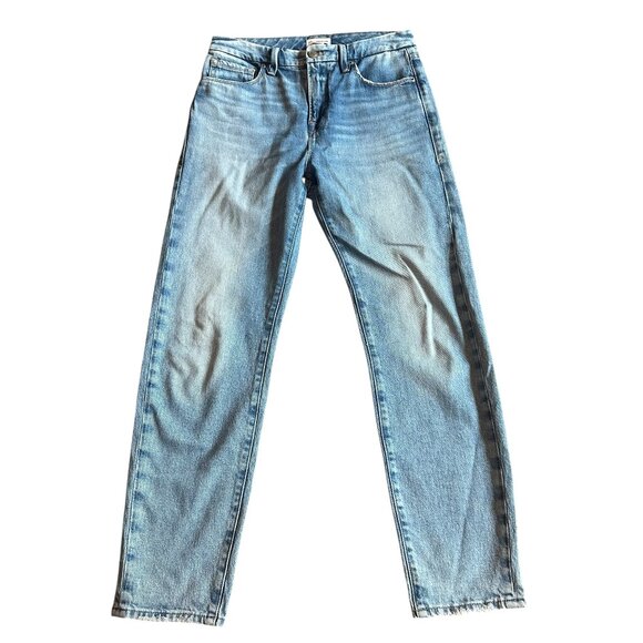 Good American Weekender Relaxed Fit Jeans Light Wash Casual Stretch Size 2/26 - Picture 1 of 12